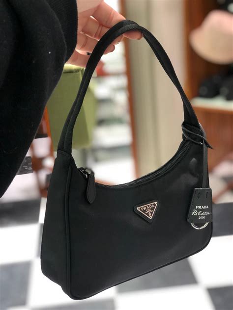 prada re-edition 2000 nylon mini-bag black|Prada re edition price.